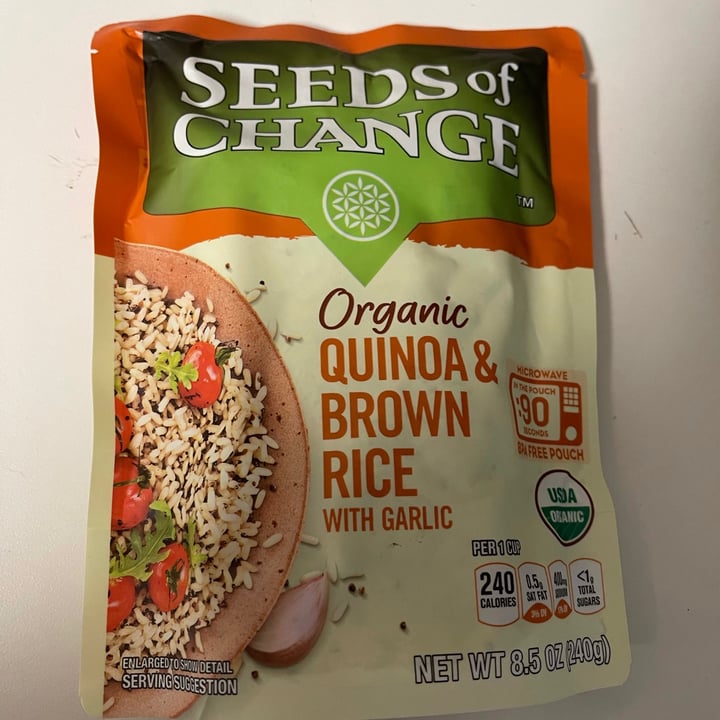 Seeds of Change Organic Quinoa & Brown Rice with Garlic Review abillion