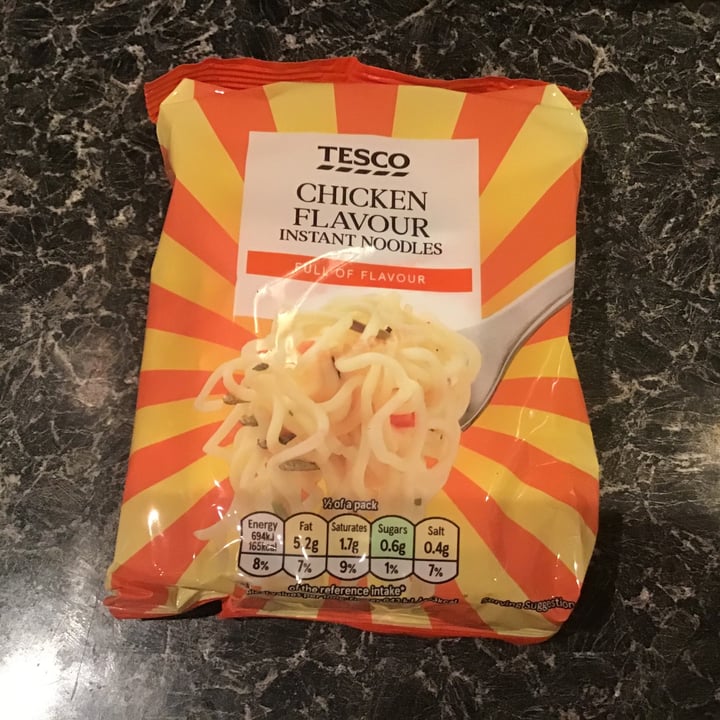 Tesco Chicken Flavour Instant Noodles Review abillion