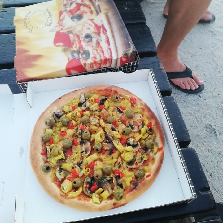 An der Mühle Schönberg in Holstein, Schönberg, Germany vegi pizza ohne ...