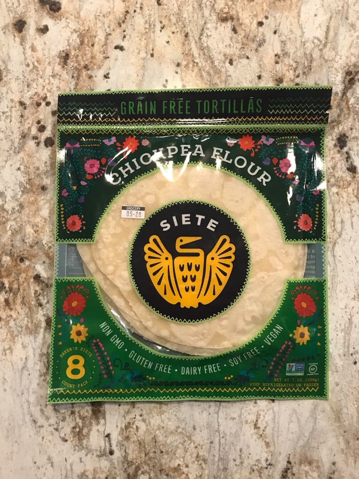 Siete Family Foods Chickpea Flour Tortillas Reviews abillion