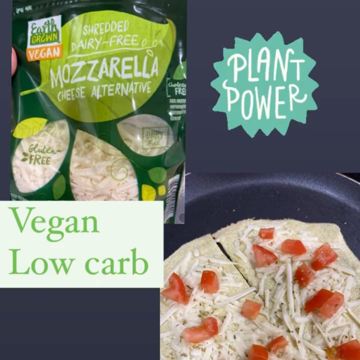 Earth Grown Shredded dairy free mozzarella cheese alternative Review