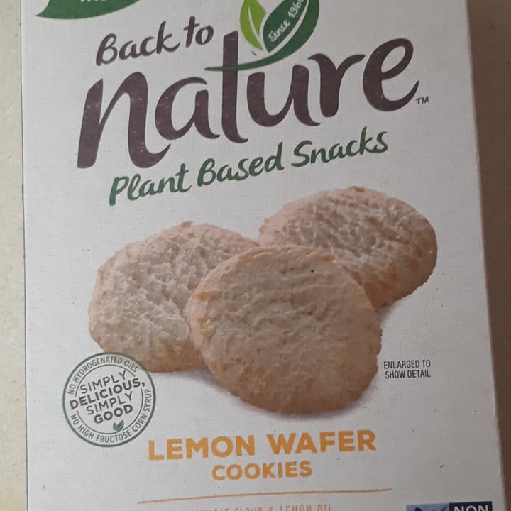 Back to Nature Lemon wafer cookies Review abillion