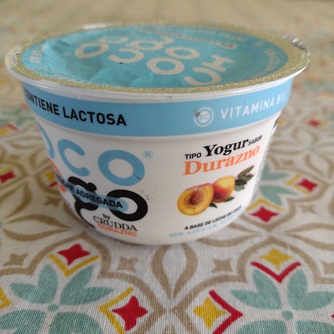 Crudda, Yogur a Base de Coco sabor Durazno Sin Azúcar Agregada, yogurt, dairy alternatives, food, review