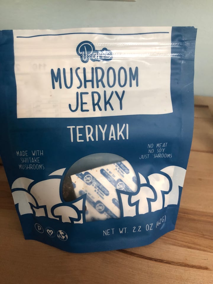 Pan's Mushroom Jerky Mushroom Jerky Teriyaki Review abillion