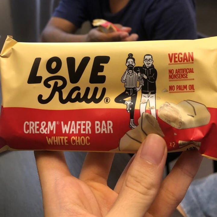 photo of LoveRaw Cre&m Wafer bar Milk Choc shared by @opheeeliaaa on  04 Jun 2022 - review