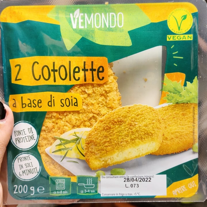 photo of Vemondo 2 Cotolette a Base di Soia shared by @sylf3 on  28 Mar 2022 - review
