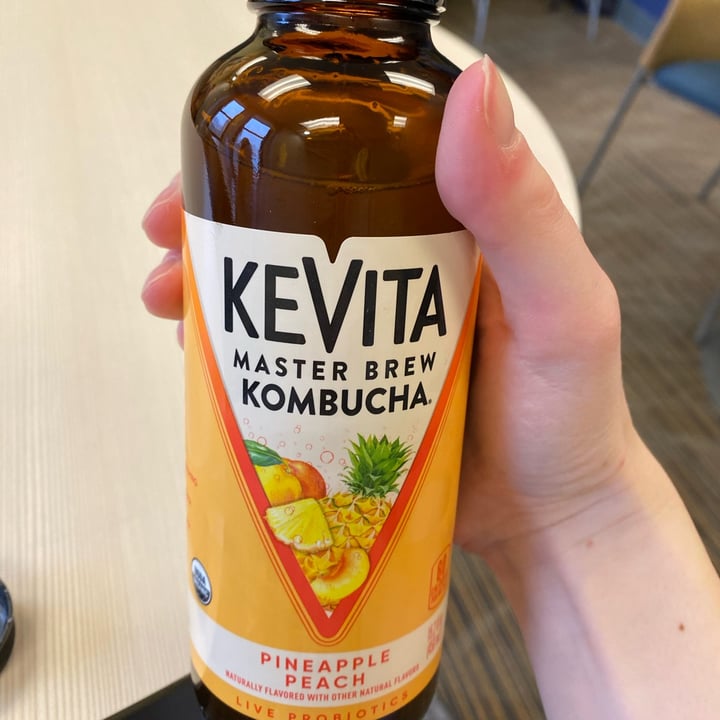 KeVita MASTER BREW KOMBUCHA Pineapple Peach Review abillion
