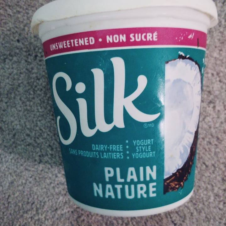 Silk Unsweetened plain yogurt Review abillion