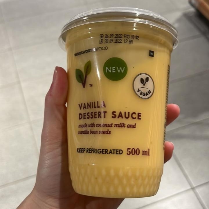 Woolworths Food Vanilla dessert sauce Review abillion