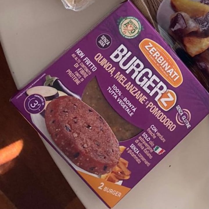 Zerbinati Burger Quinoa, Melanzane e Pomodoro Review abillion