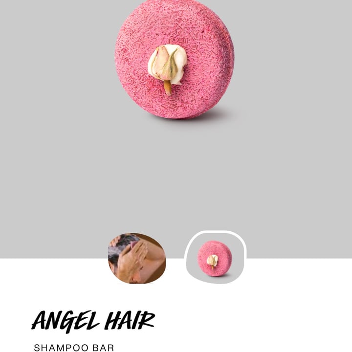 LUSH Fresh Handmade Cosmetics Angel Hair SHAMPOO BAR Review abillion