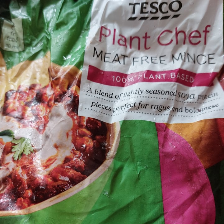 Tesco Plant Chef Meat Free Mince Lightly seasoned Soya Protein Review