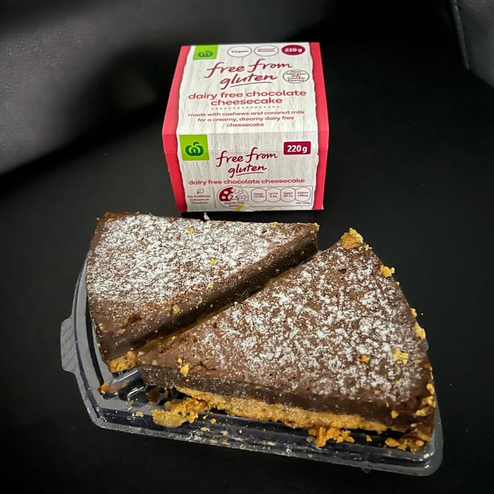 Woolworths Free from gluten & dairy chocolate cheesecake Review
