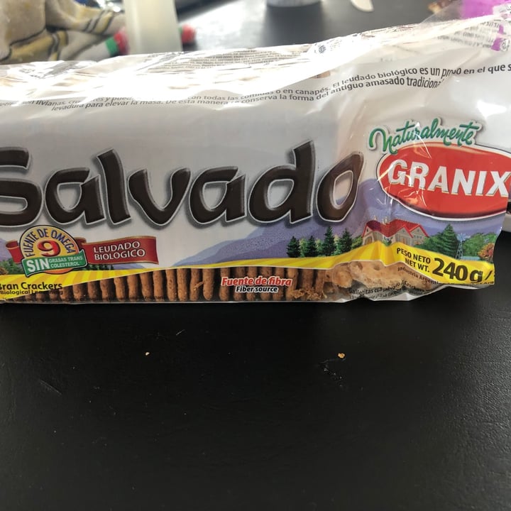 photo of Granix Galletitas Crackers con Salvado shared by @pilischoenfeld on  20 Sep 2021 - review