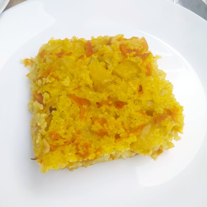 La Olla Vegetal Zaragoza, Spain Pastel de mijo con zanahoria y manzana