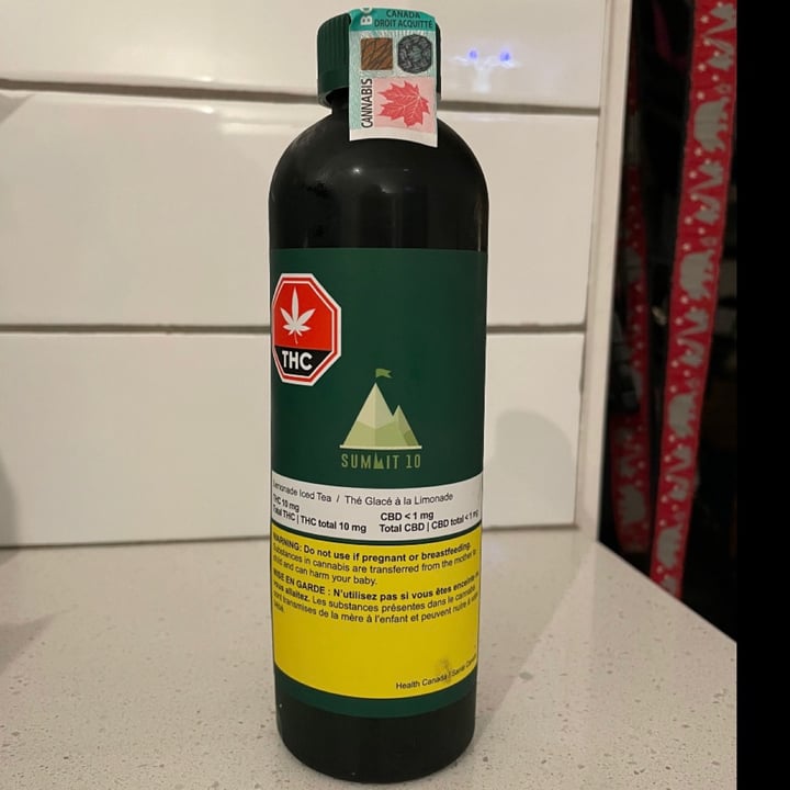 Summit 10 Lemonade Iced Tea *thc/cbd* Review abillion