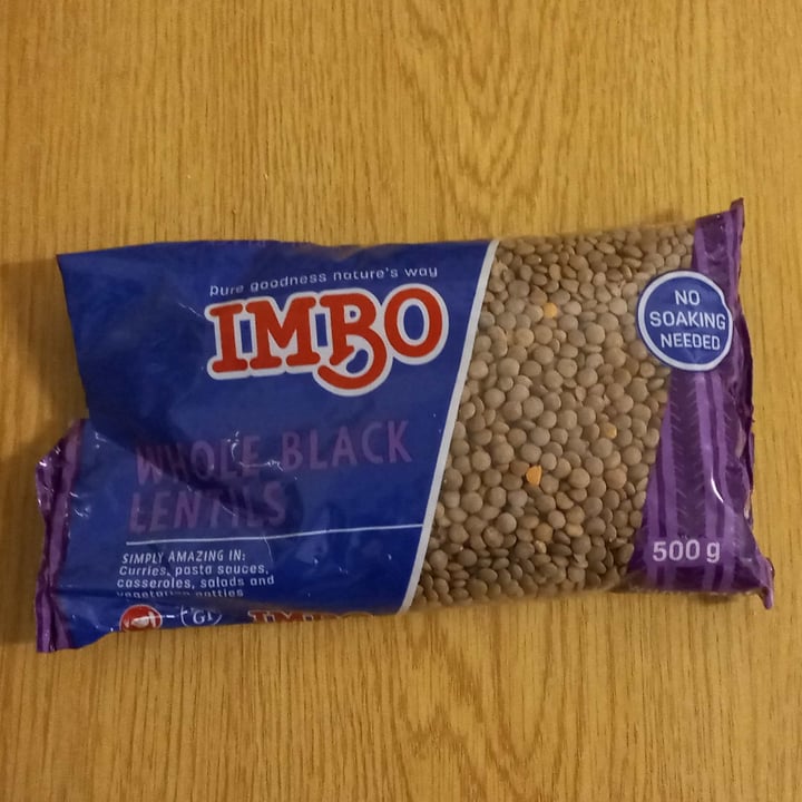 IMBO Whole black lentils Review abillion