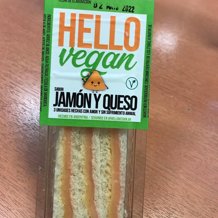 Hello Vegan Sándwich de miga vegano sabor jamón y queso Review abillion