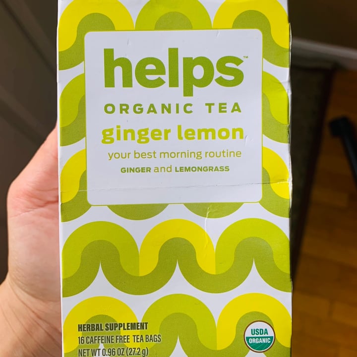 Helps Organic Tea Ginger & Lemongrass Review abillion