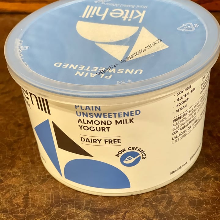 Kite Hill Plain Unsweetened Almond Milk yogurt Review abillion