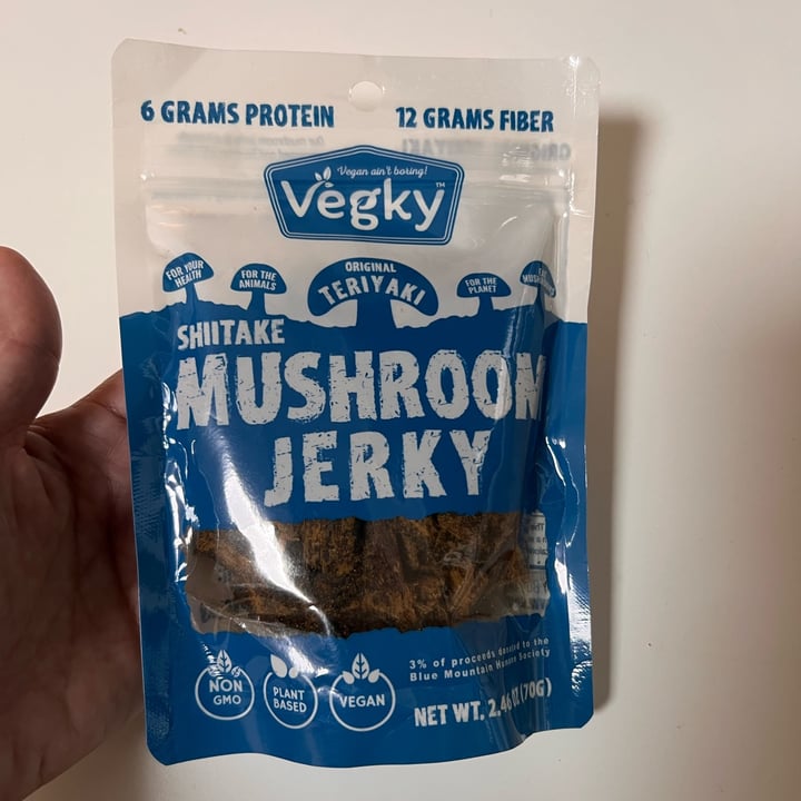 Vegky Teriyaki Mushroom Jerky Review abillion