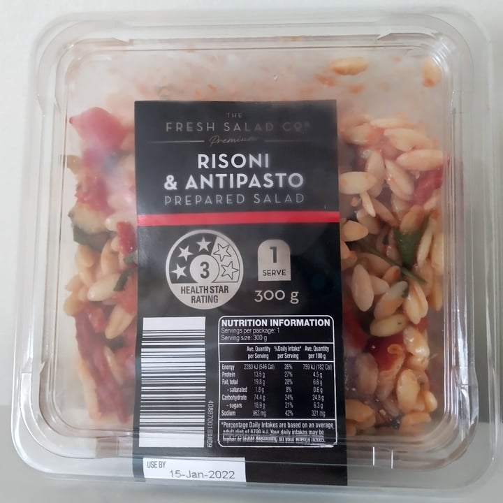 The fresh salad co Risoni and Antipasto Prepared Salad Reviews abillion