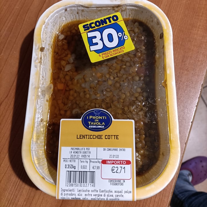I Pronti In Tavola Esselunga Lenticchie cotte Review abillion