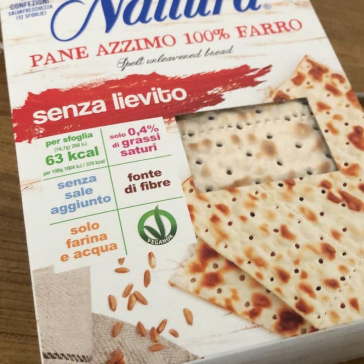 Nattura pane Azzimo Al Farro Review abillion