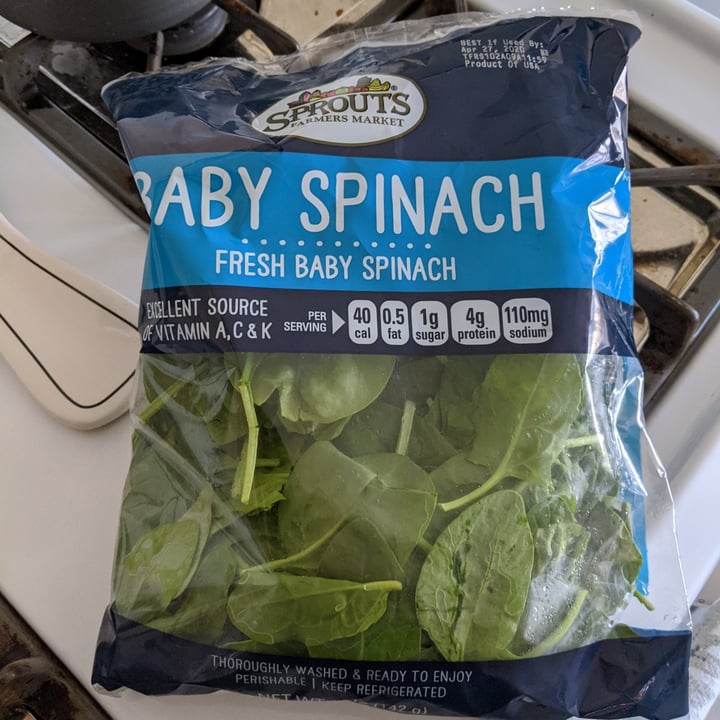 Sprouts Farmers Market Baby spinach Reviews abillion