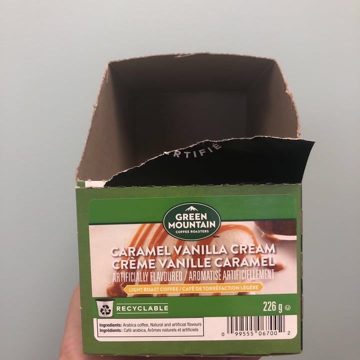 Green Mountain Coffee Caramel vanilla cream kcup Review abillion