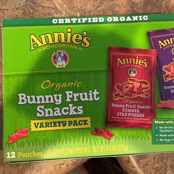 Annie’s Organic Bunny Fruit Snacks Variety Pack Reviews abillion