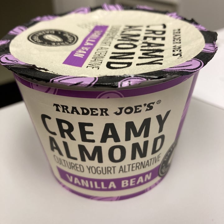 Trader Joe's Creamy Almond Cultured Yogurt Vanilla Bean Review abillion
