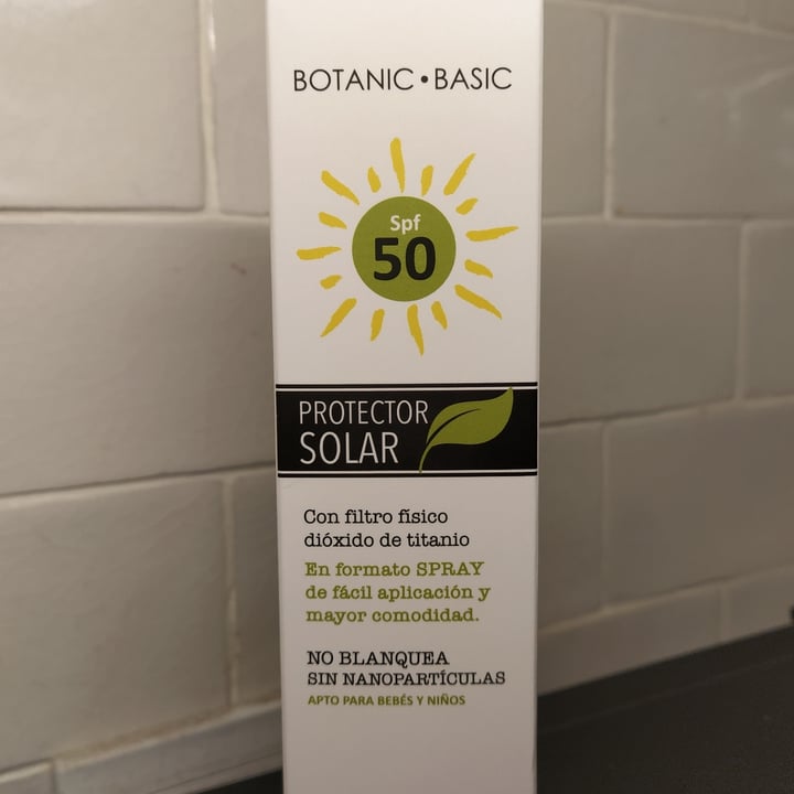 Botanic basic Crema Solar Factor 50 Review | abillion