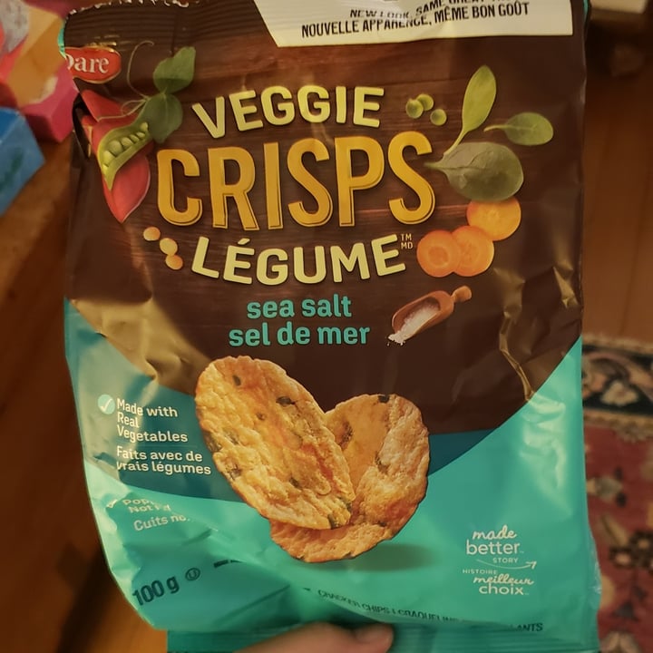 Dare Veggie Crisps Sea Salt Review abillion