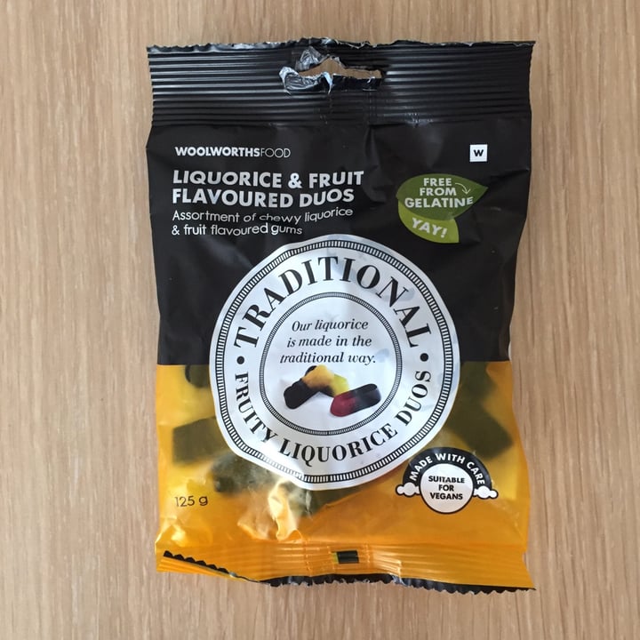 Woolworths Food Liquorice & Fruit Flavoured Duos Review abillion