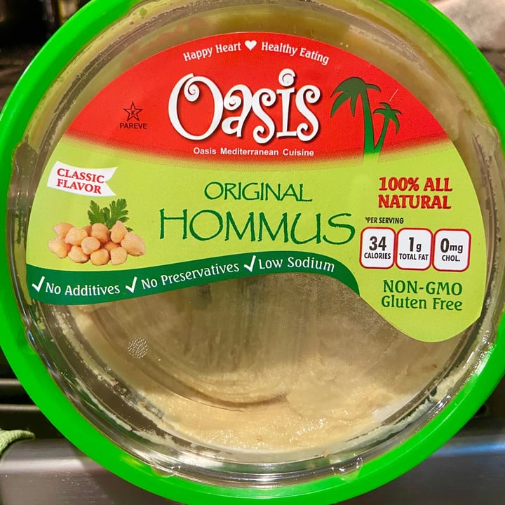 Oasis Mediterranean Cuisine Original hummus Review abillion