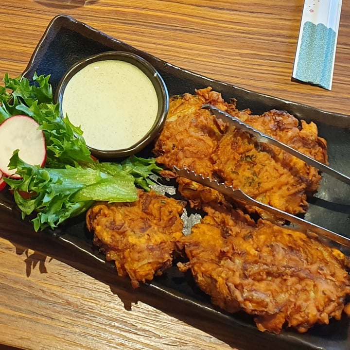 Ginger Cafe PõhjaTallinna linnaosa, Tallinn, Estonia Onion Bhaji vegan