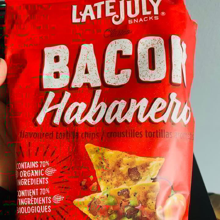 Late July Snacks Bacon Habanero Tortilla Chips Reviews abillion