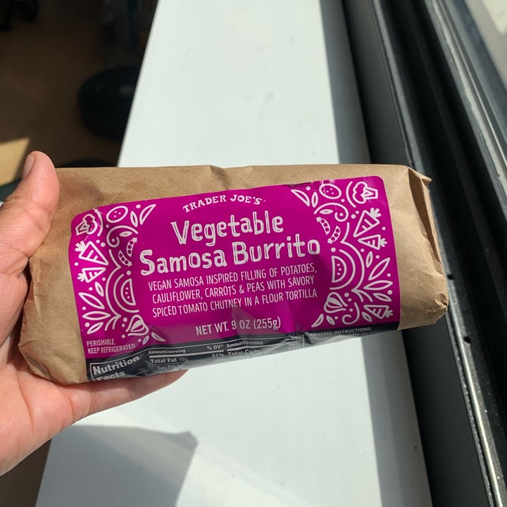 Trader Joe's Vegetable Samosa Burrito Review abillion