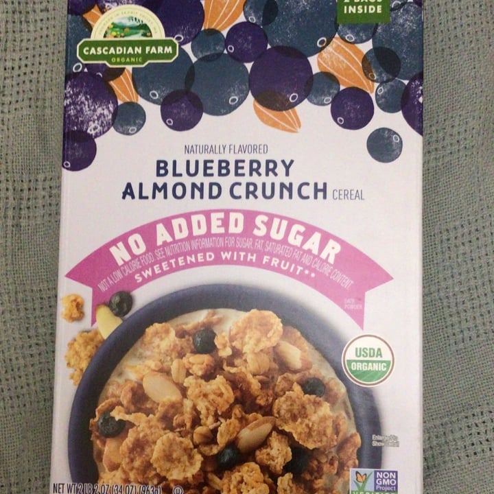 Cascadian Farm Blueberry almond crunch Review abillion