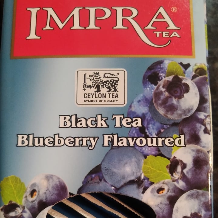 Impra Tea black tea blueberry flavoured Review abillion