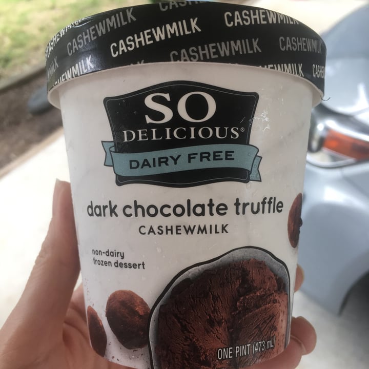 So Delicious Dairy Free Dark Chocolate Truffle Cashewmilk Frozen