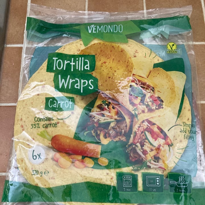 Vemondo Tortilla Wraps Carrot Review abillion