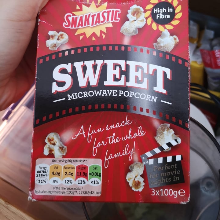 Snaktastic Sweet microwave popcorn Reviews abillion