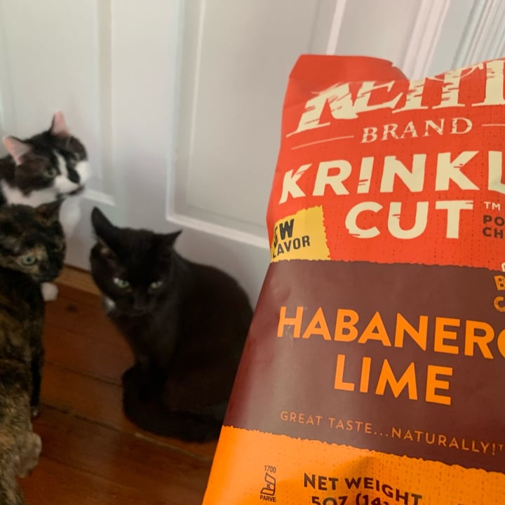 Kettle Brand Habanero lime Krinkle Cut Chips Review abillion
