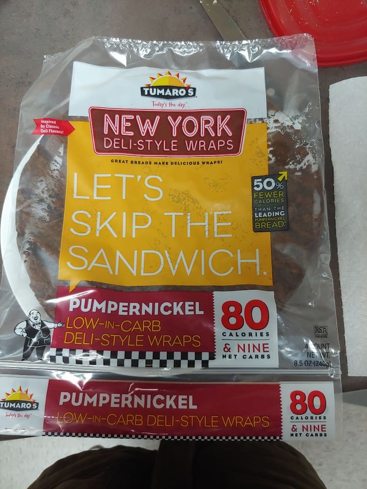 Tumaros Pumpernickel Wraps Review abillion