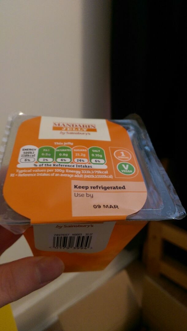 Sainsbury's Mandarin jelly Reviews abillion