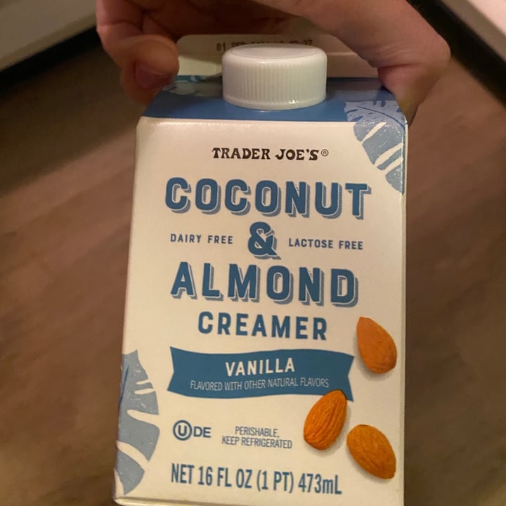 Trader Joe's Coconut & Almond Vanilla Creamer Review abillion
