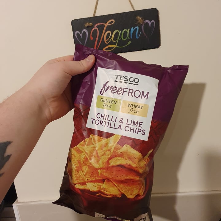 Tesco Free From Chilli & Lime Tortilla Chips Review abillion