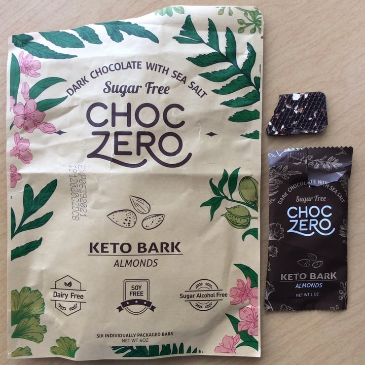 Choc zero keto bark almonds review abillion